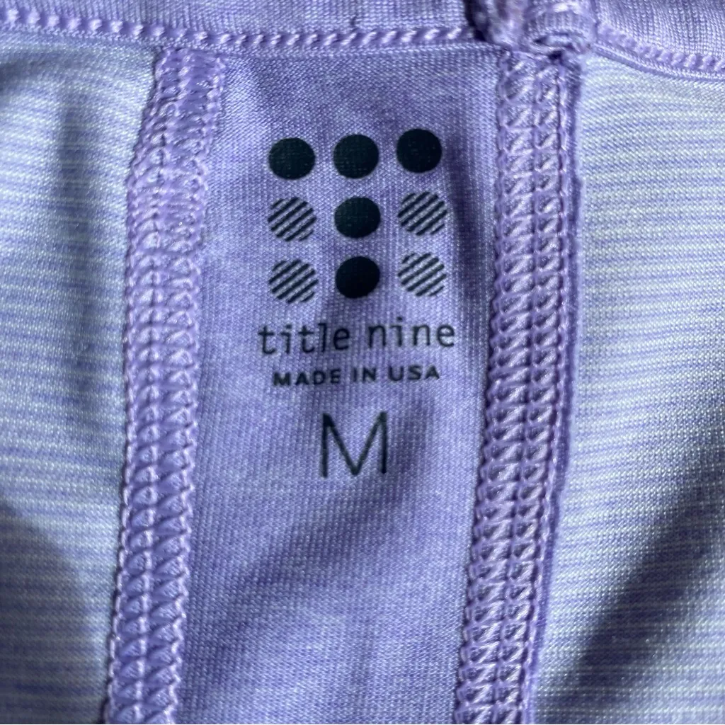 Title Nine Sleeveless Performance Tank Top Purple Women’s Medium - Image 5