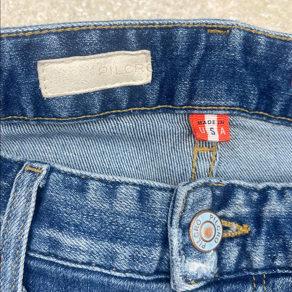 Pilcro Relaxed Fit Distressed Straight Leg Jeans - Image 3