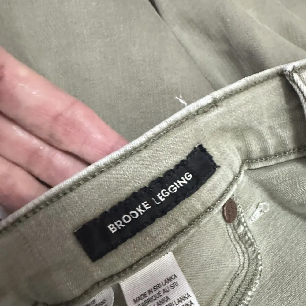 Lucky Brand  Women's Brooke Green Mid-Rise Legging Jean JEGGINGS Size 8/29 - Image 4