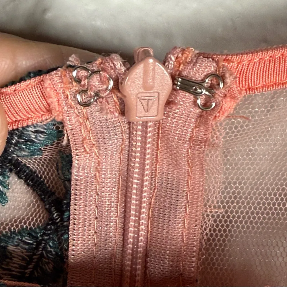 Banjul mesh Floral Pink Maxi Dress SZ:S - Image 6