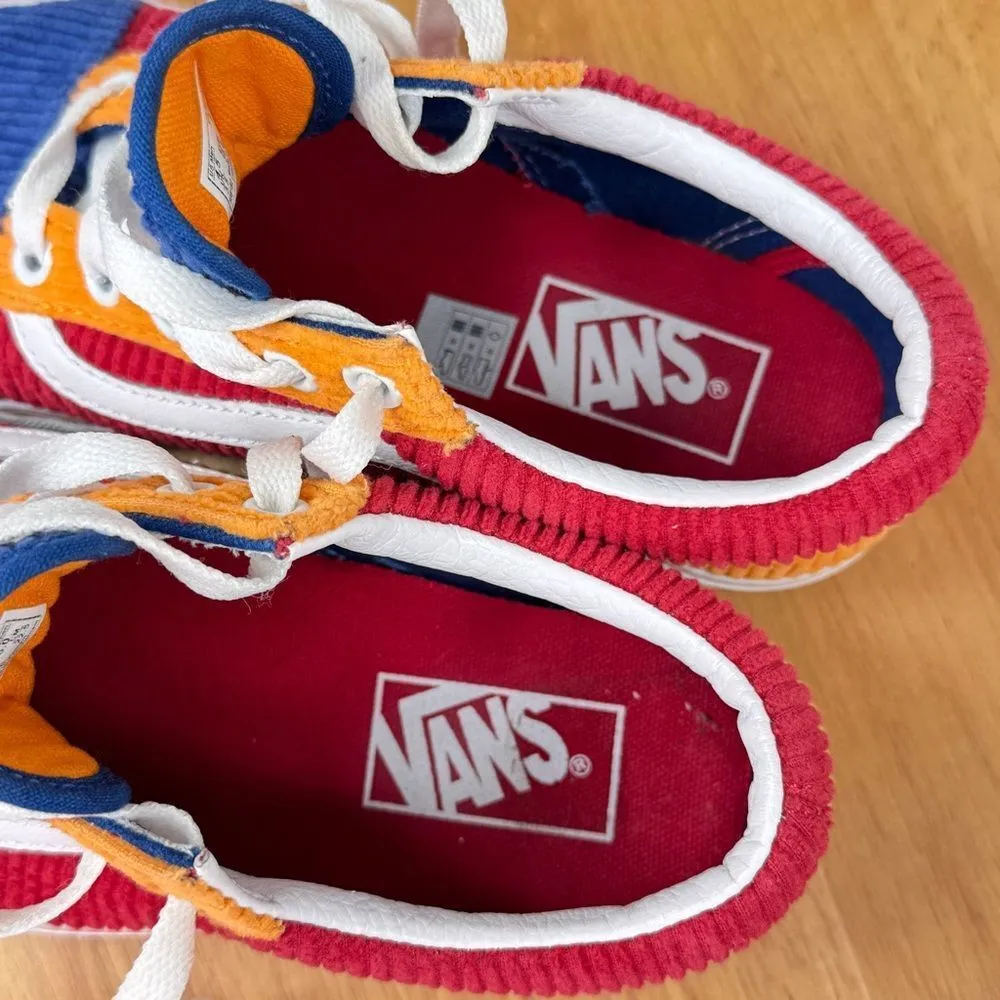 Vans Old Skool Corduroy‎ Colorblock Lace Up Sneakers Shoes 4.5 Men 6 Women - Image 9