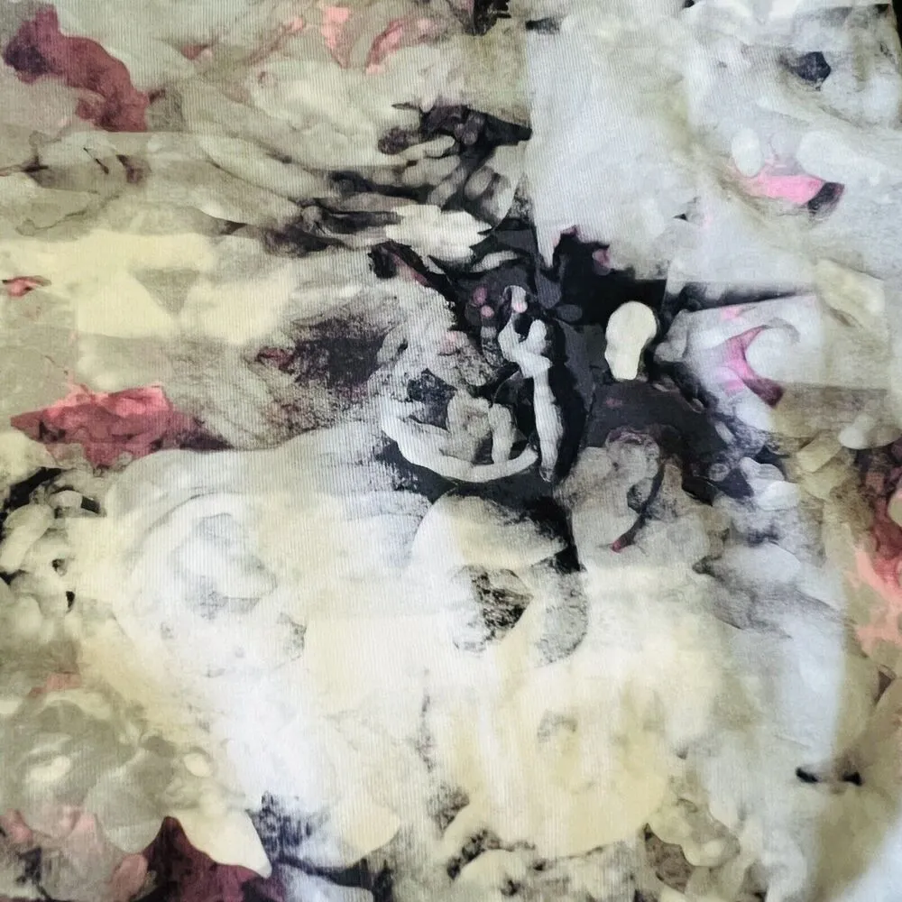 LULULEMON ATHLETICA White Deep Navy Blue If You Are Lucky Crop Leggings - US 12 - Image 4