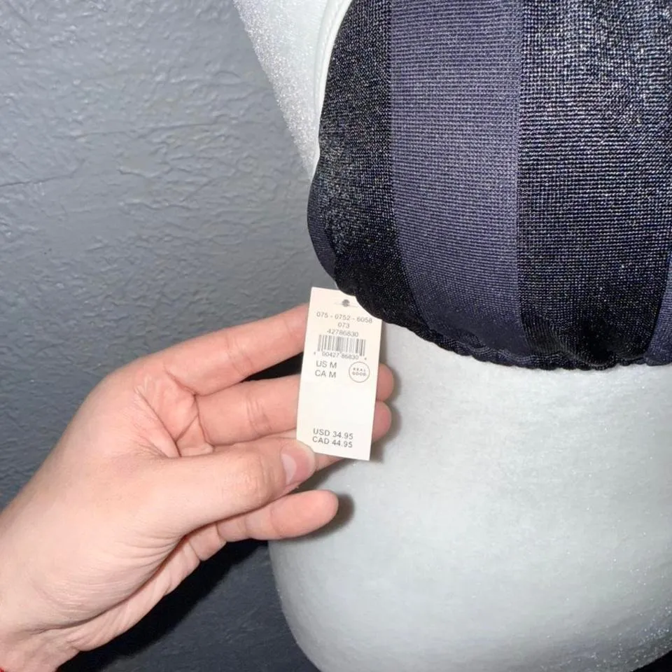 NWT Aerie Wide Rib String Triangle Bikini NWT Medium - Image 3