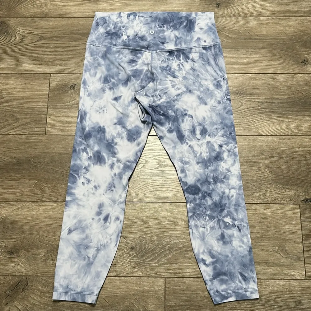 Lululemon Align Pant 25" Diamond Dye Iced Iris Peri Purple High Rise Leggings 12 - Image 4