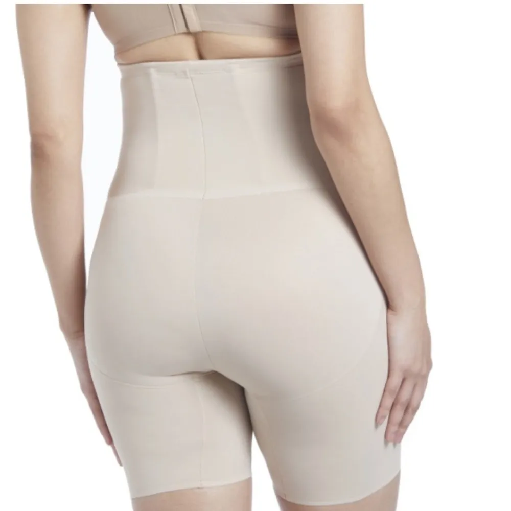 TC FINE SHAPEWEAR THIGH SLIMMER BACK MAGIC BASIC Black Size M - Image 3