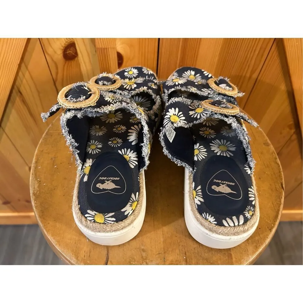 Rocket Dog Rally  Sandal - Navy / Daisy Size 7 - Image 5