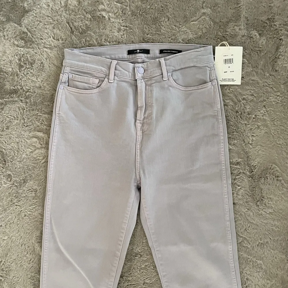 NWT 7 for all Mankind High Waisted Slim Kick Jeans Women 30 Bootcut Flare School - Image 6