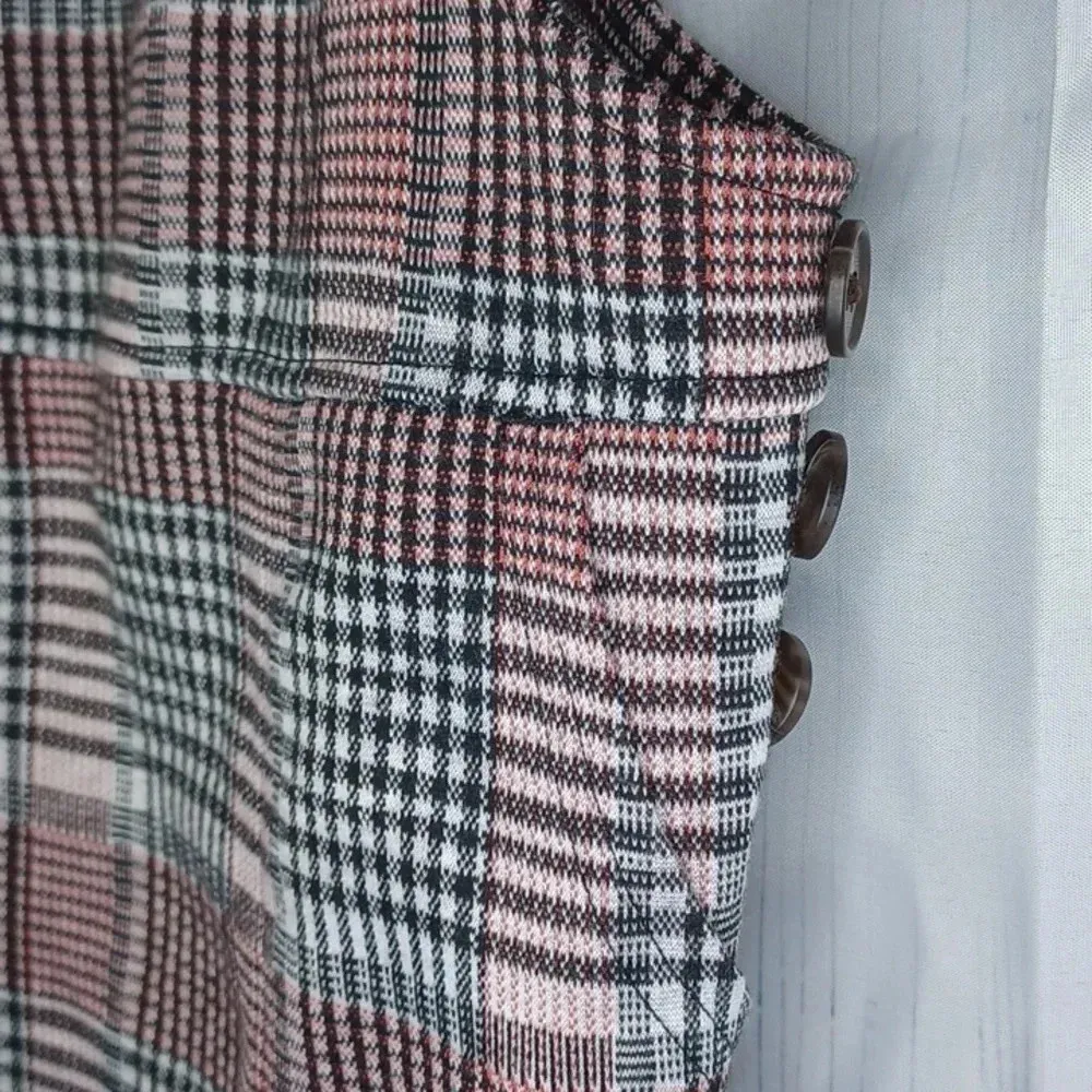 SO Plaid Bib 90s dress - Image 4