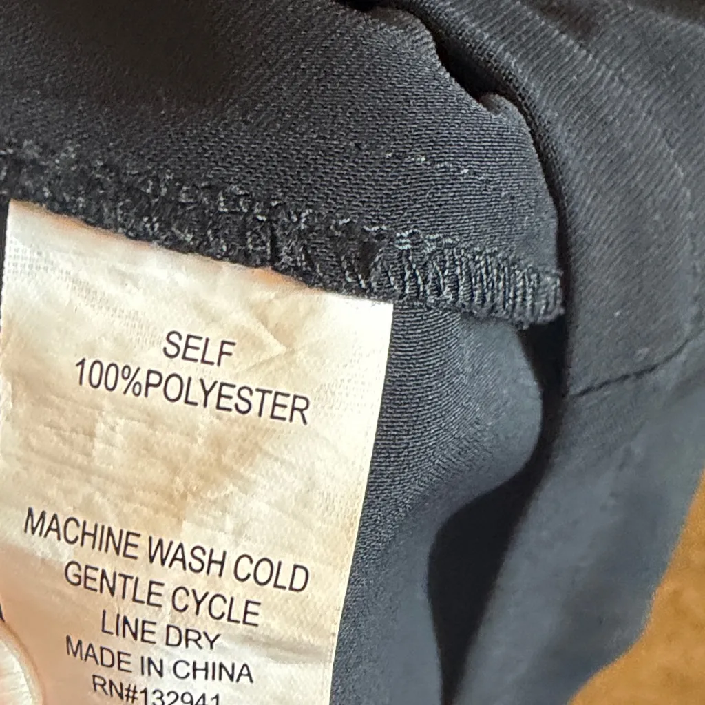 Amanda Uprichard Edith Black Collared button up romper XS - Image 3