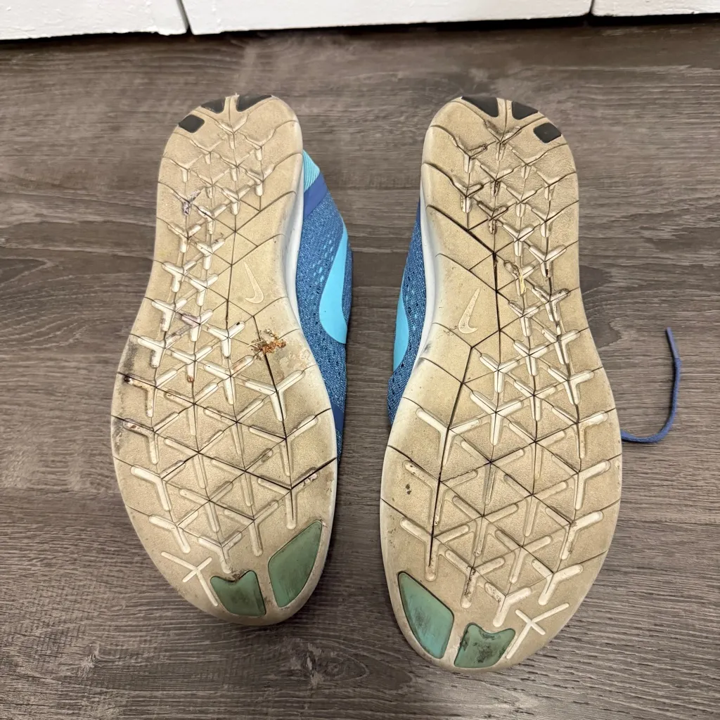 Nike Blue Free RN Running Sneakers - Image 10