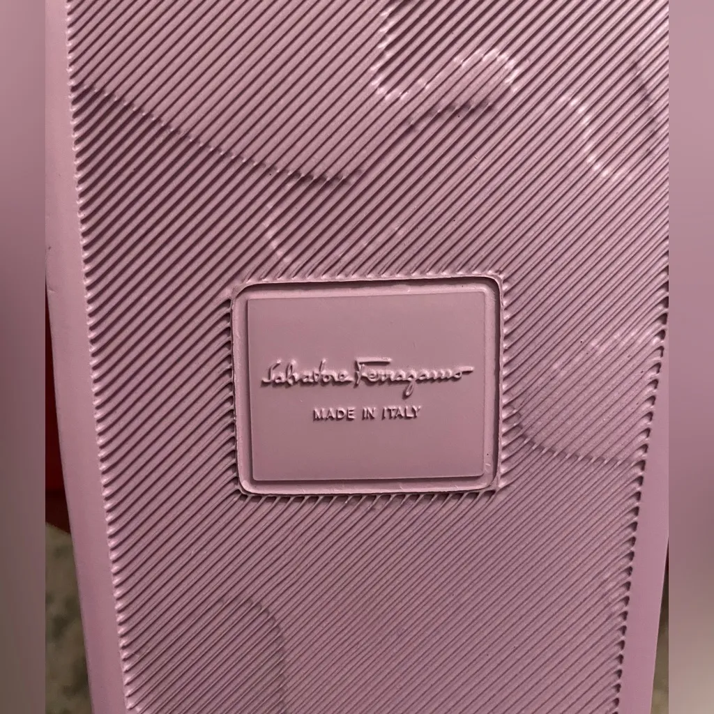 Salvatore Ferragamo Women’s “Groovy” Gancini Slide Sandals - NIB - Image 10