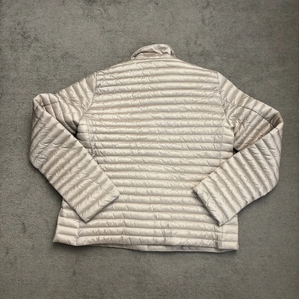 Save The Duck Ultra Light Iva Shirt Jacket Puffer Rope (Ivory) Women’s Size M - Image 5