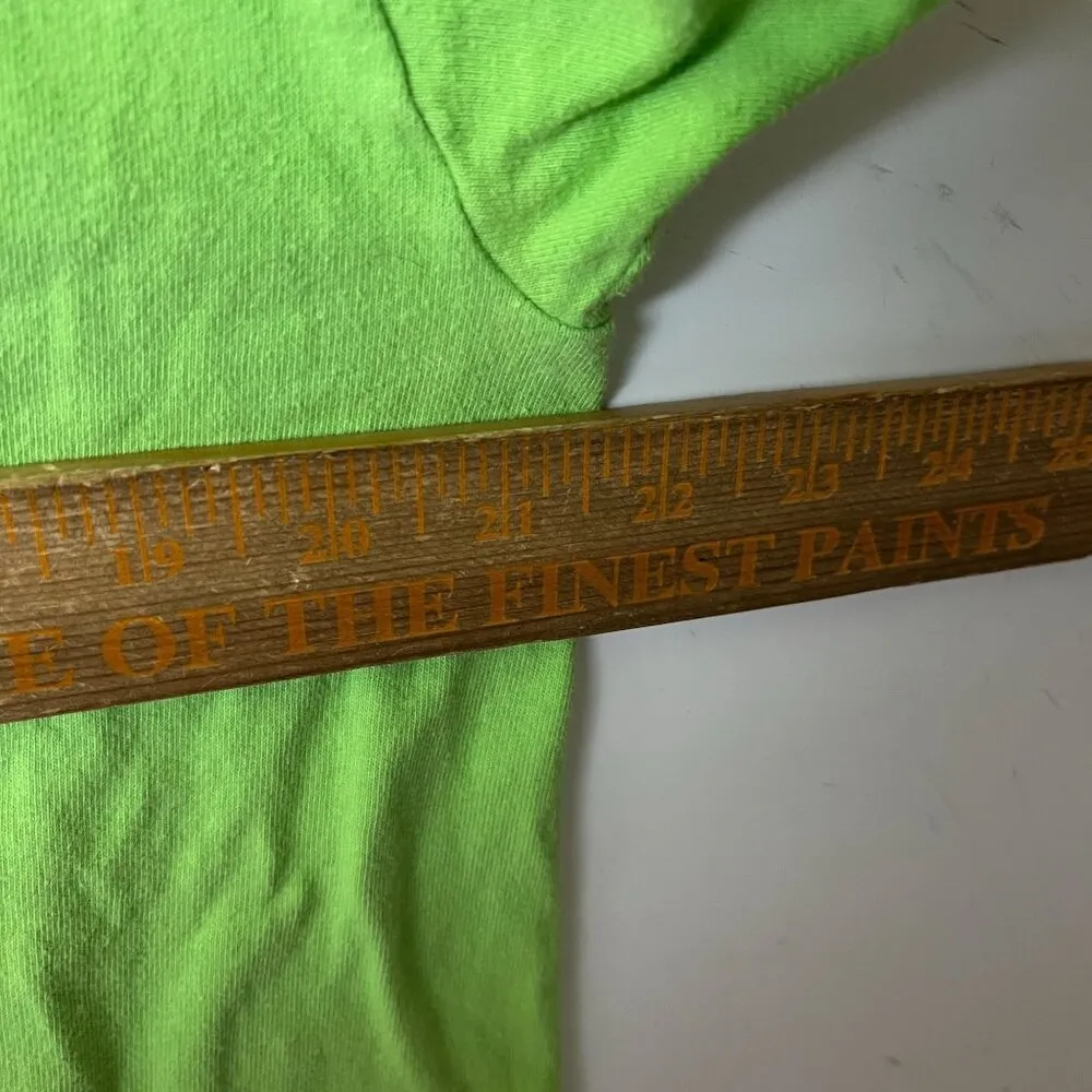 New Orleans T Shirt Vintage 90s Extra Large XL Green Graphic Tee - Image 9