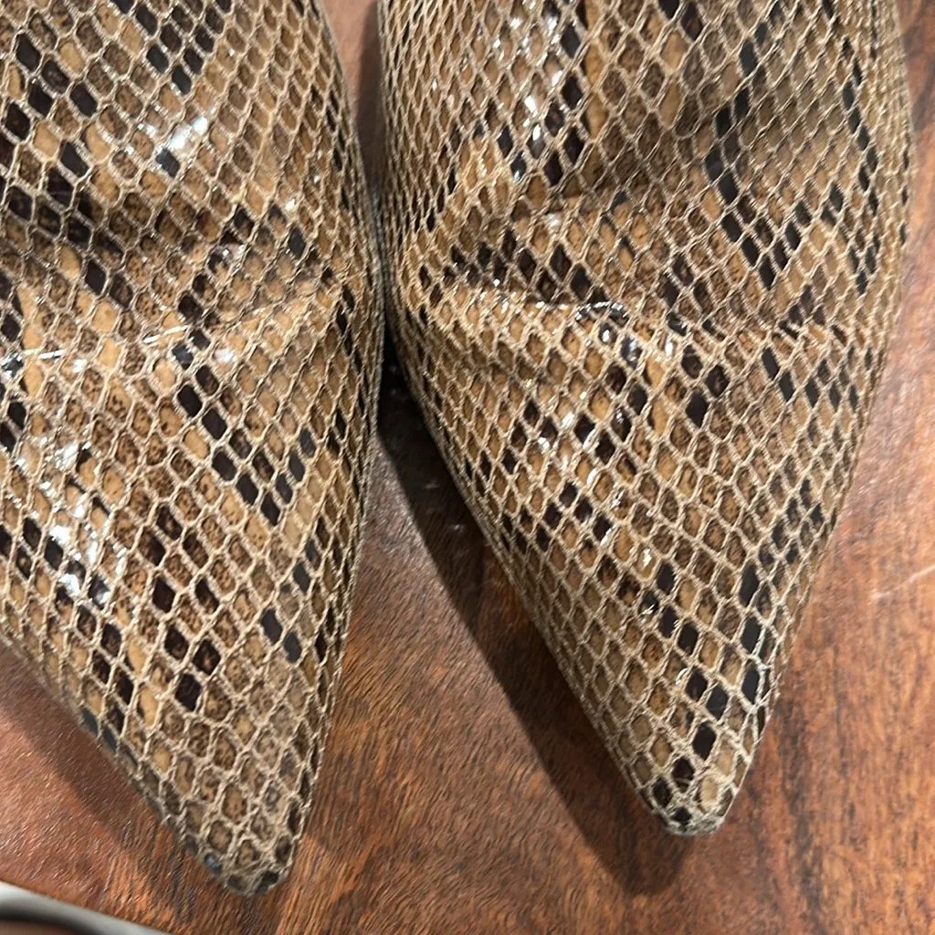 H&M Snakeskin Patterned Women's Mules - Image 3