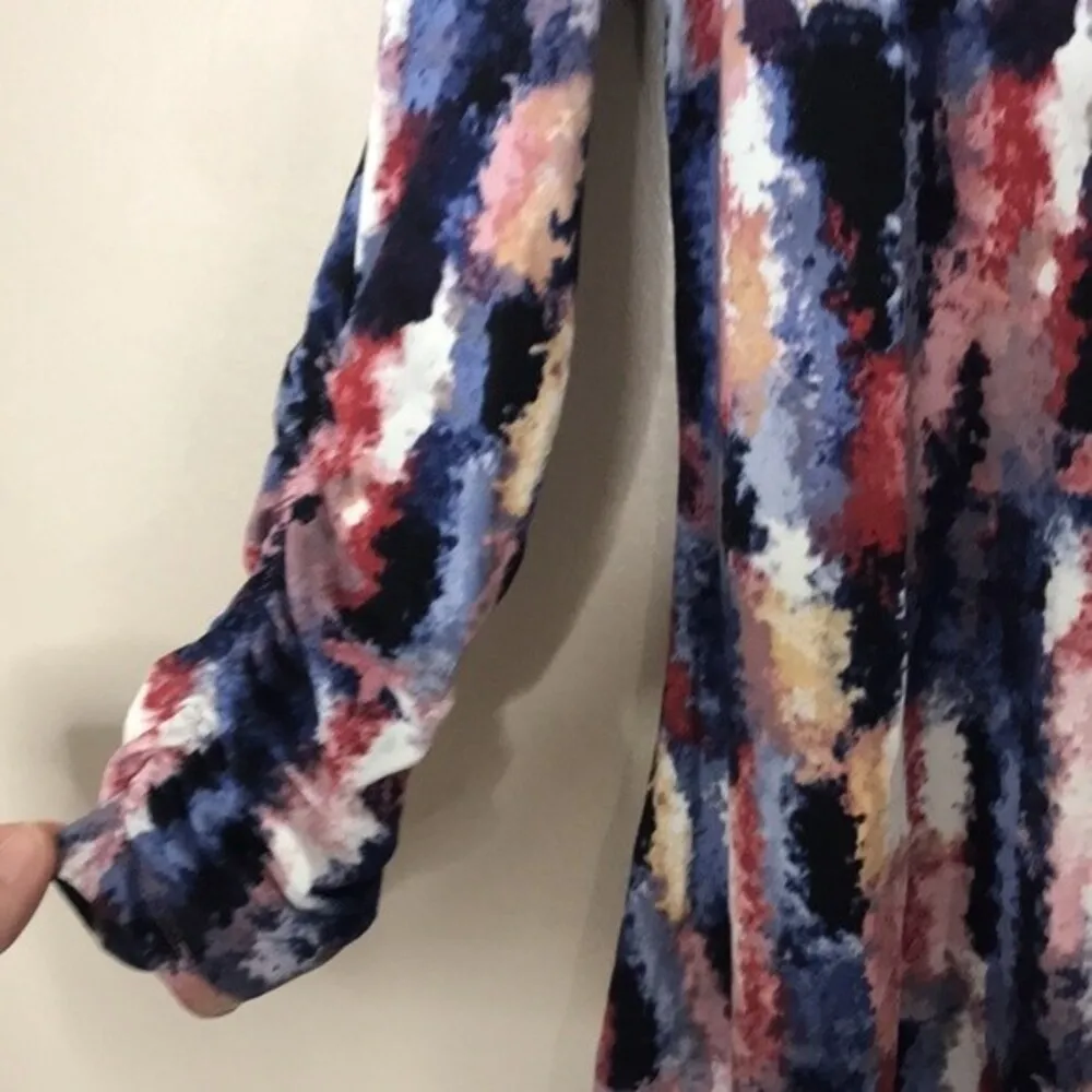 Philosophy colorful lightweight stretchy ladies tunic top size small - Image 4