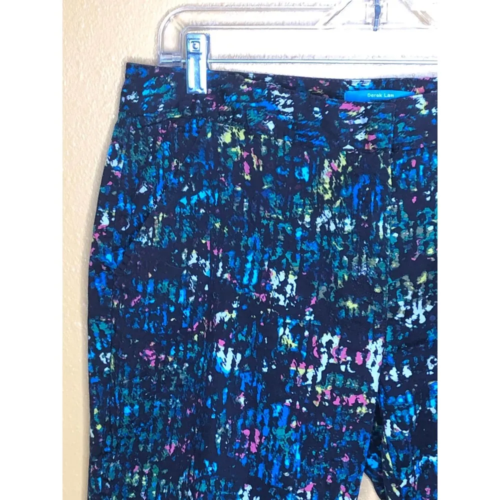 Derek Lam Cropped Multicolor Pants, 12 - Image 4