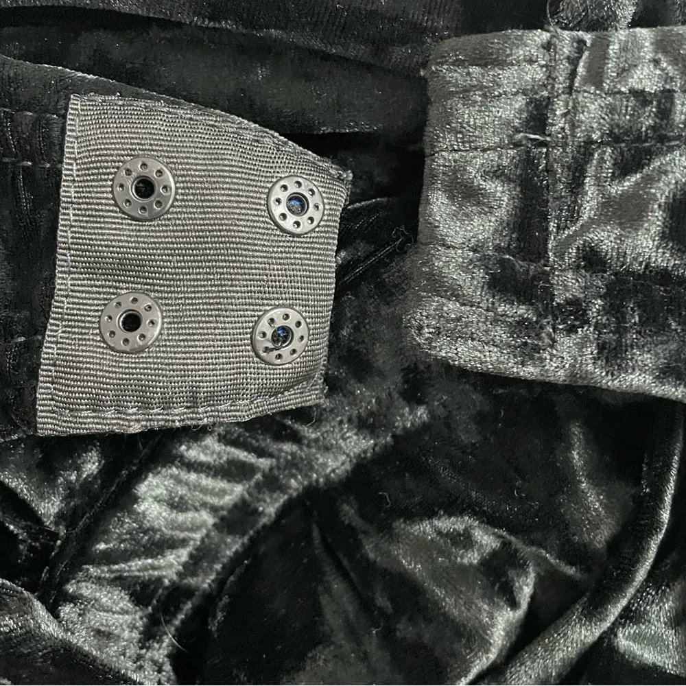 Yitty by Lizzo Plusshy Asymmetrical Bodysuit Iconic Black Crushed Velvet Size XL - Image 11