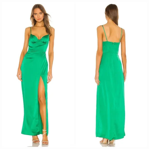 NBD Henrik Gown in Mint Leaf - Image 2