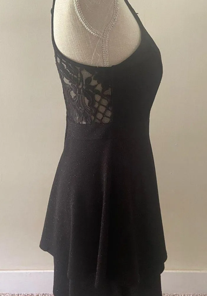 Three Pink Hearts MIDI dress Black Size M - Image 4