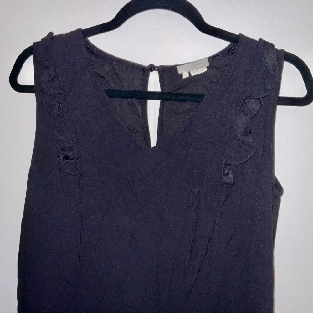 Kate Spade Sleeveless Blouse With Ruffle Detail Size 2 - Image 2