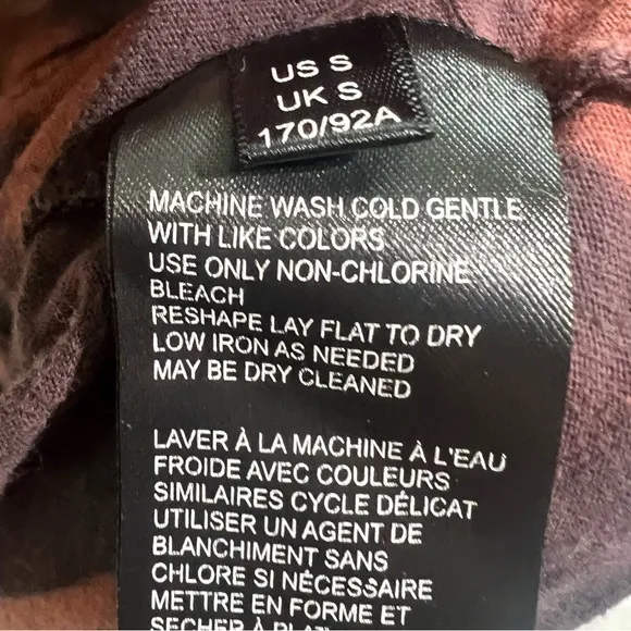 Pilcro East Village Tie-Dye Tee Size S Anthropologie Thrashed Streetwear - Image 8