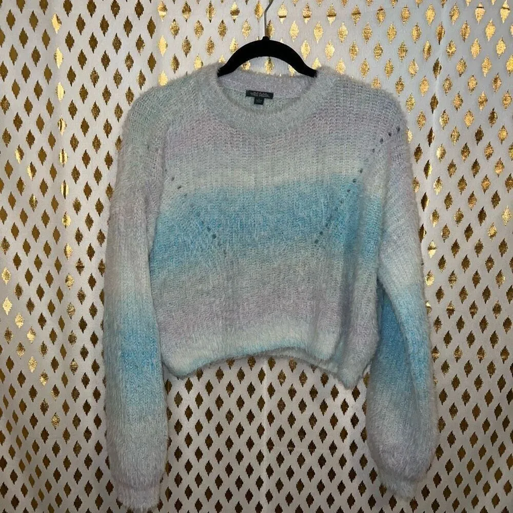 Cotton candy sweater wild fable furry size L - Image 2