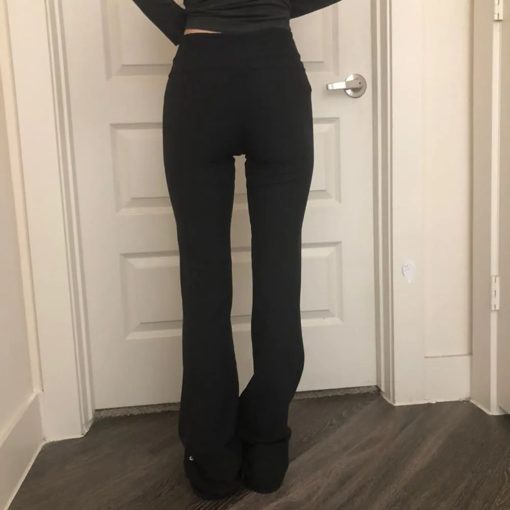 Lululemon Black Reversible Yoga Pants  - Image 6