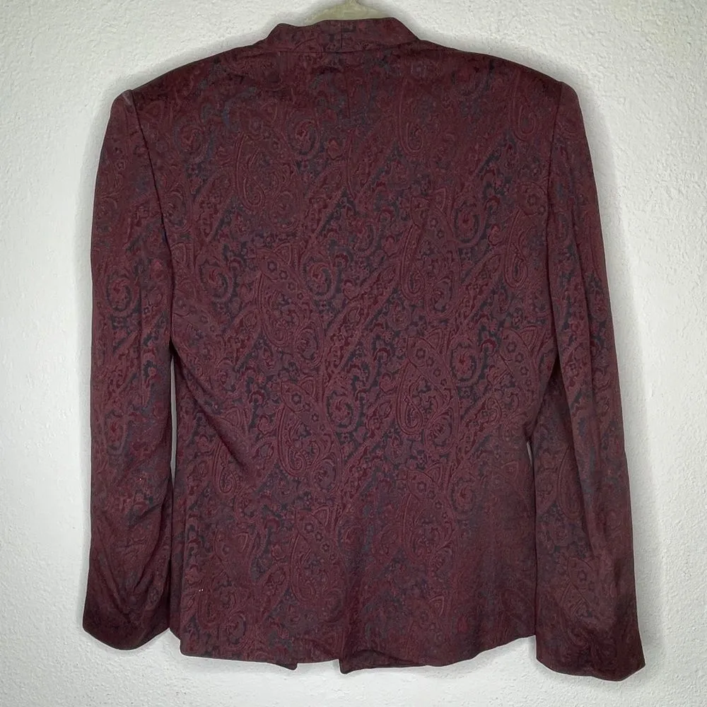 Vintage Casual Corner‎ Pantsuit Black Size 6 - Image 6