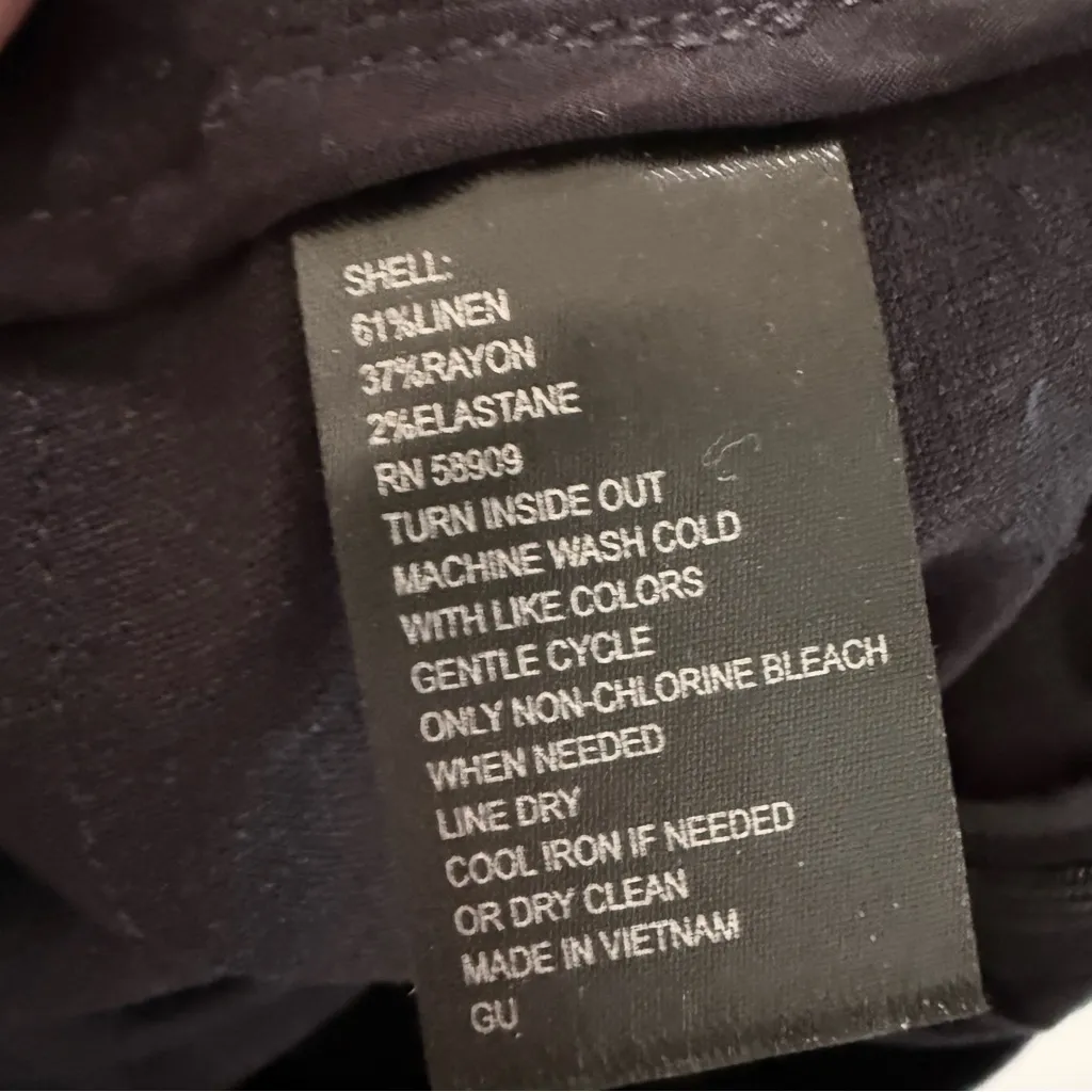 Preston & York Womens  Ankle  Straight Leg Pants  Size 18 Black New - Image 4