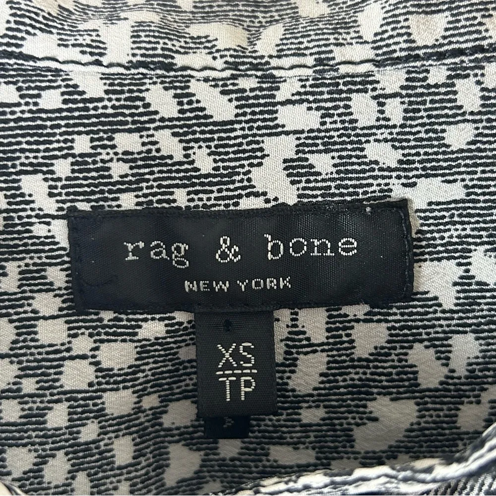 Rag & Bone | Christie Cheetah Print Silk Button Up Blouse Size XS - Image 9