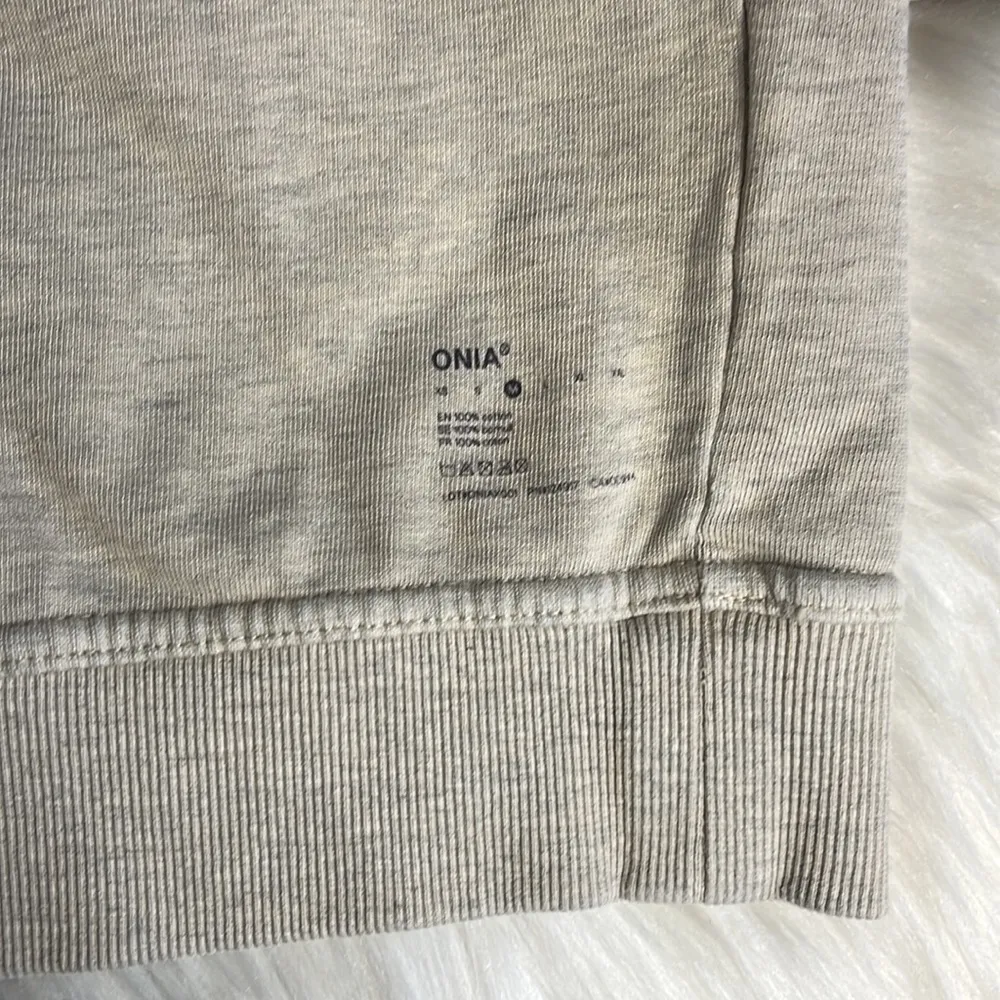 onia unisex • garment dyed French terry crewneck sweatshirt - Image 93