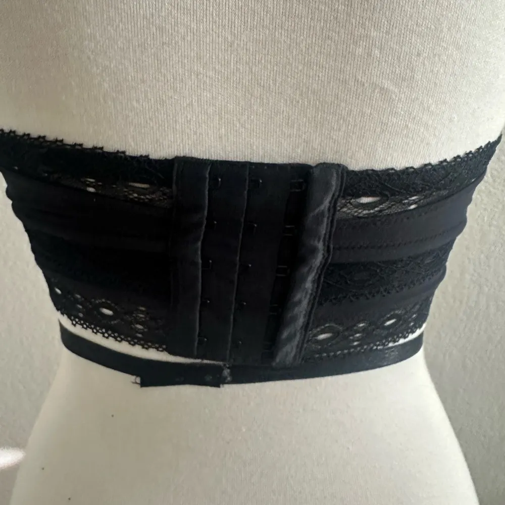 Free People Intimates Black Bandeau Corset Bra Top - Image 2