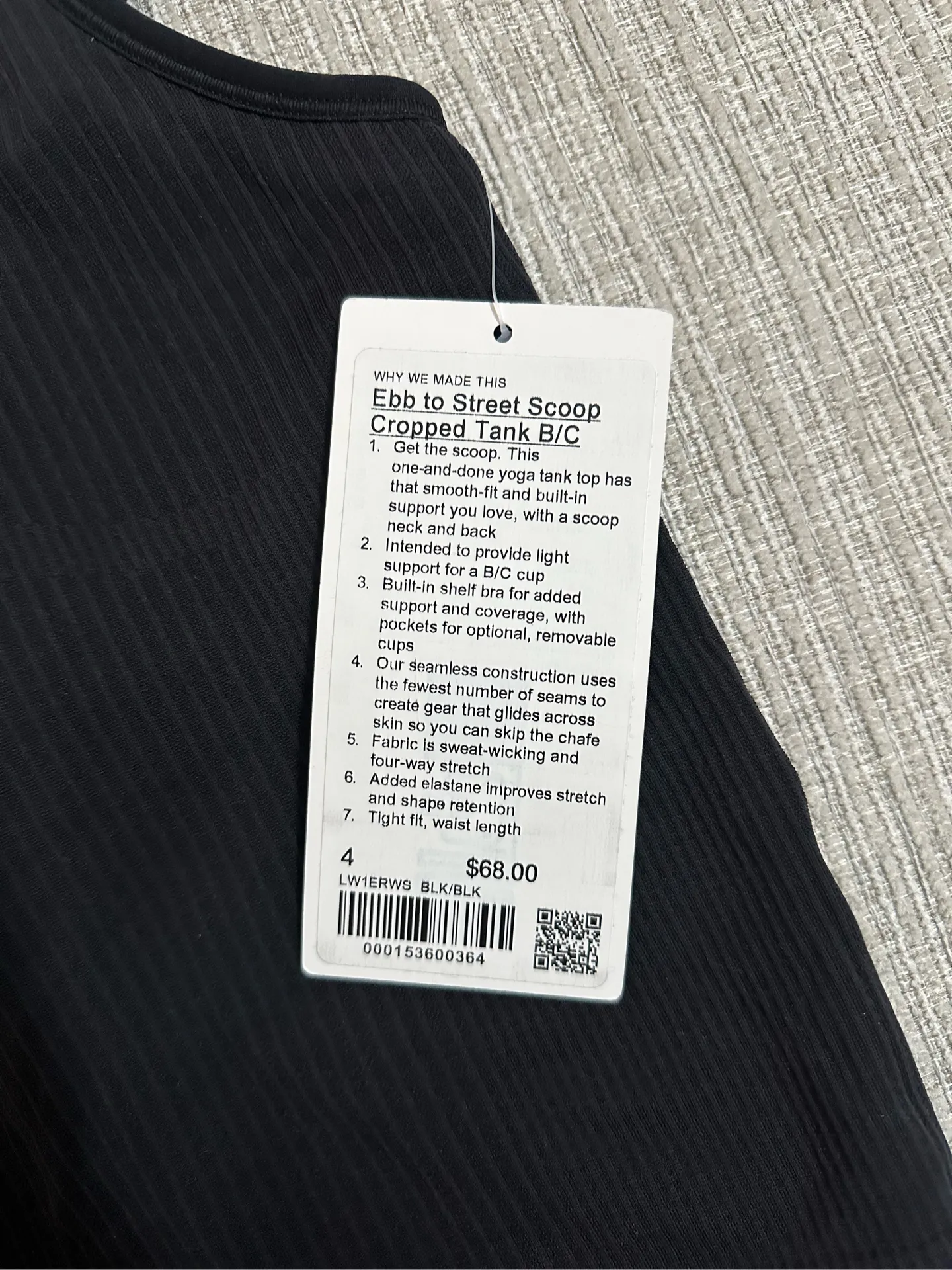 Lululemon Ebb Street Tank To Crop - Image 3