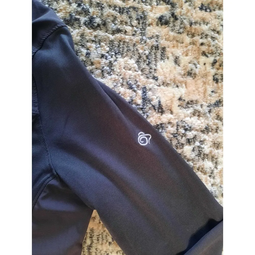 Craghoppers Natgeo Nosilife Dark Gray Full Zip Up Lightweight Jacket Womens US 8 Black - Image 3