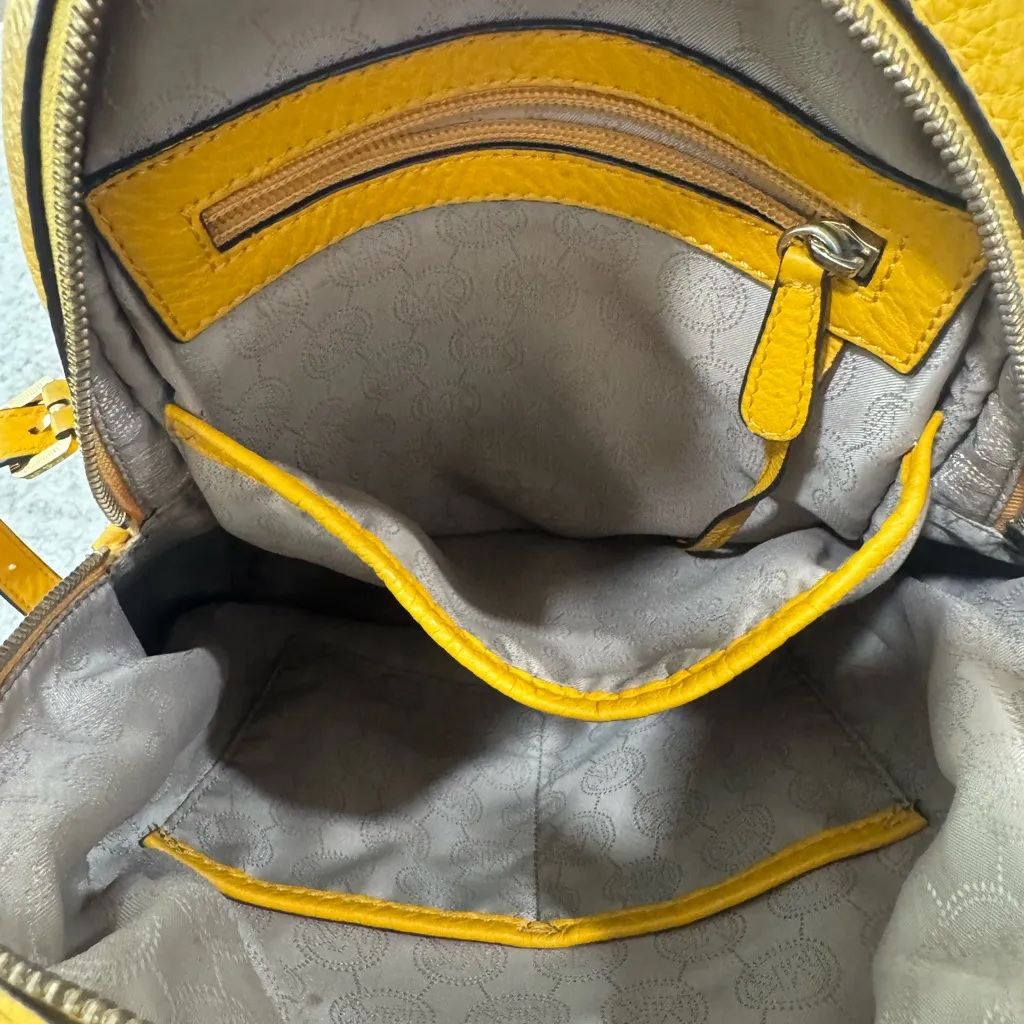 Michael Kors Yellow Backpack - Image 8