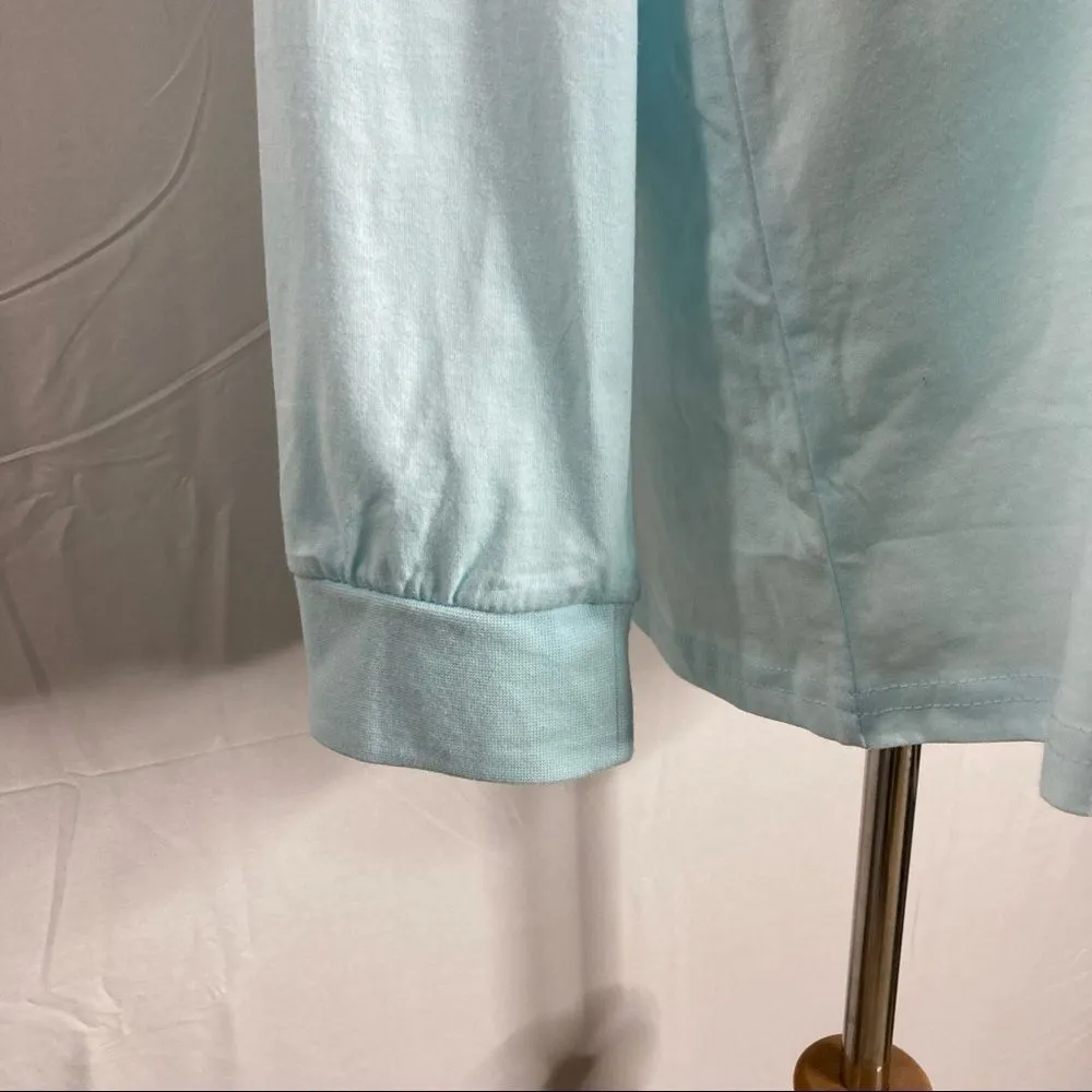 Pusheen Light Blue Holiday Themed Long Sleeve T Shirt Large NWT Winter 2021 Box - Image 3