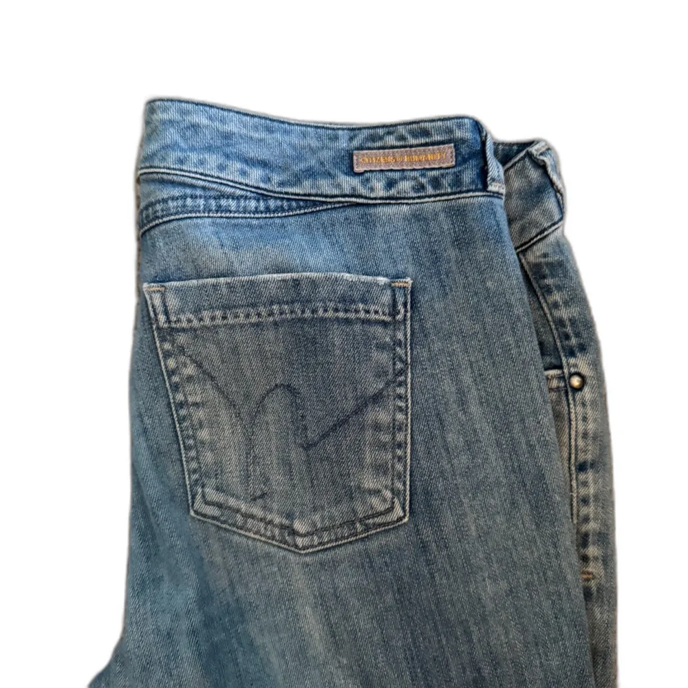 Citizens of Humanity | Boyd Uber Low Rise Rocker Flare Jeans Light Wash Size 27 - Image 6