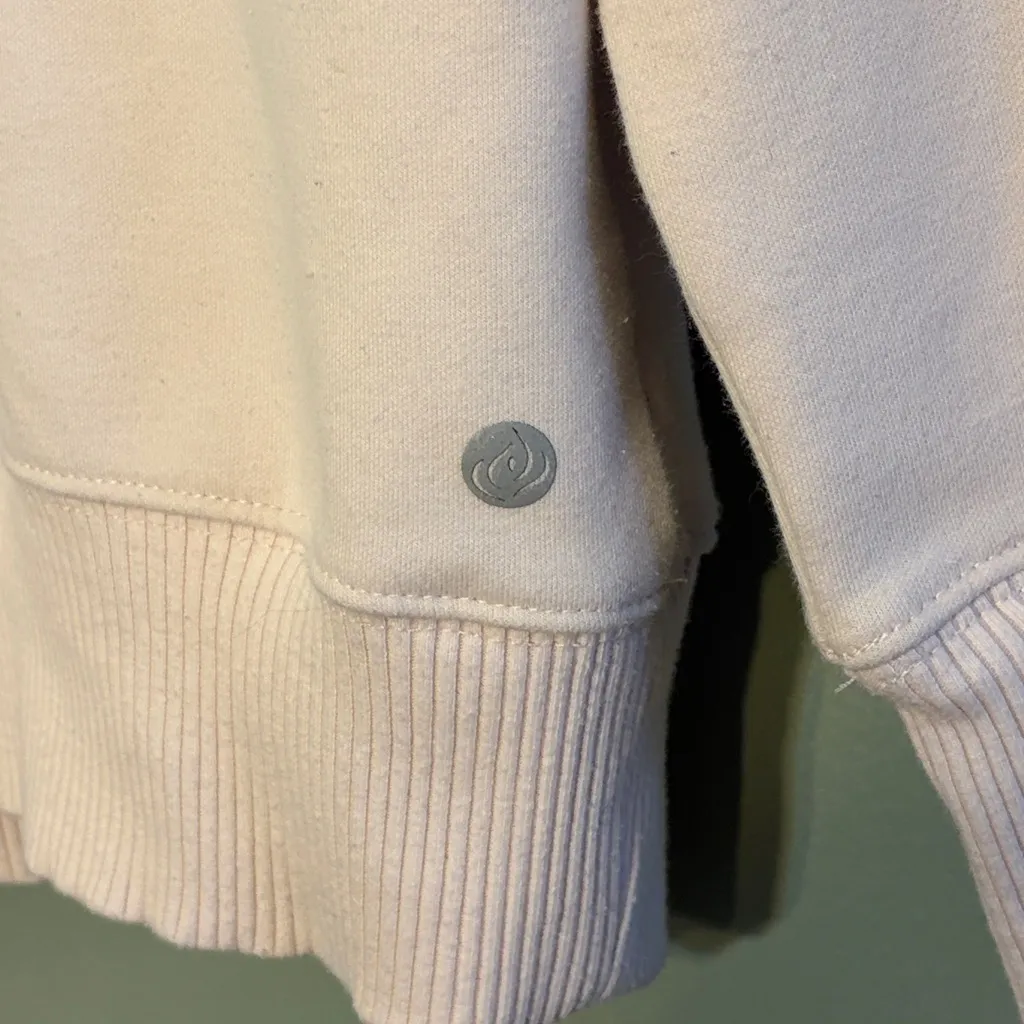 Apana Size Medium Light Pink Pullover Hoodie with Thumb Holes - Image 8