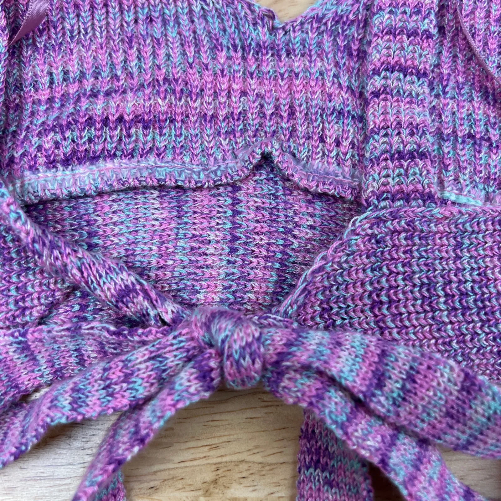 Wild Fable Women's Purple Spacedye Sweater Tiny Tank Top - Size Medium - NWT - Image 6