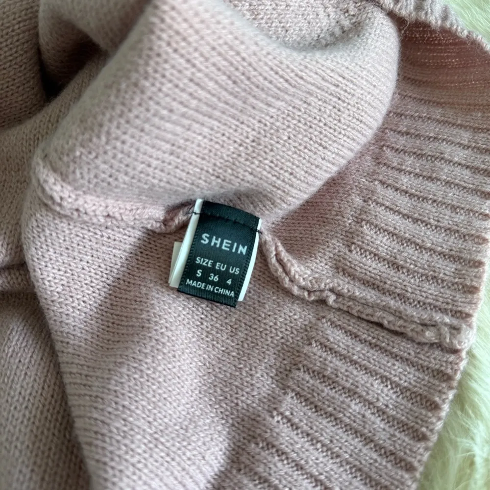 Heart Pattern Drop Shoulder Beaded Sweater - Image 13