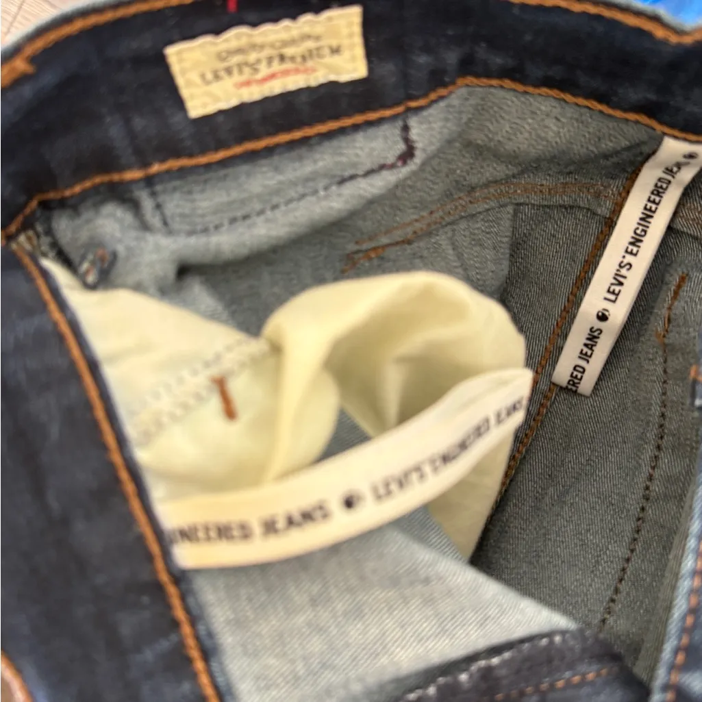 Levi’s 24 x 26 engineered made in Japan Women's Dark Blue Jeans - Image 8