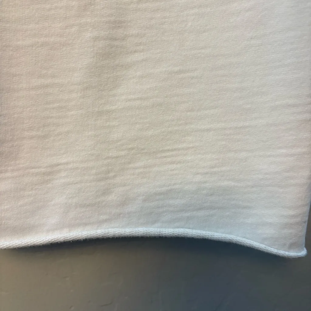 Lucky brand vintage y2k white embroidered buddha capri sweatpants small - Image 11