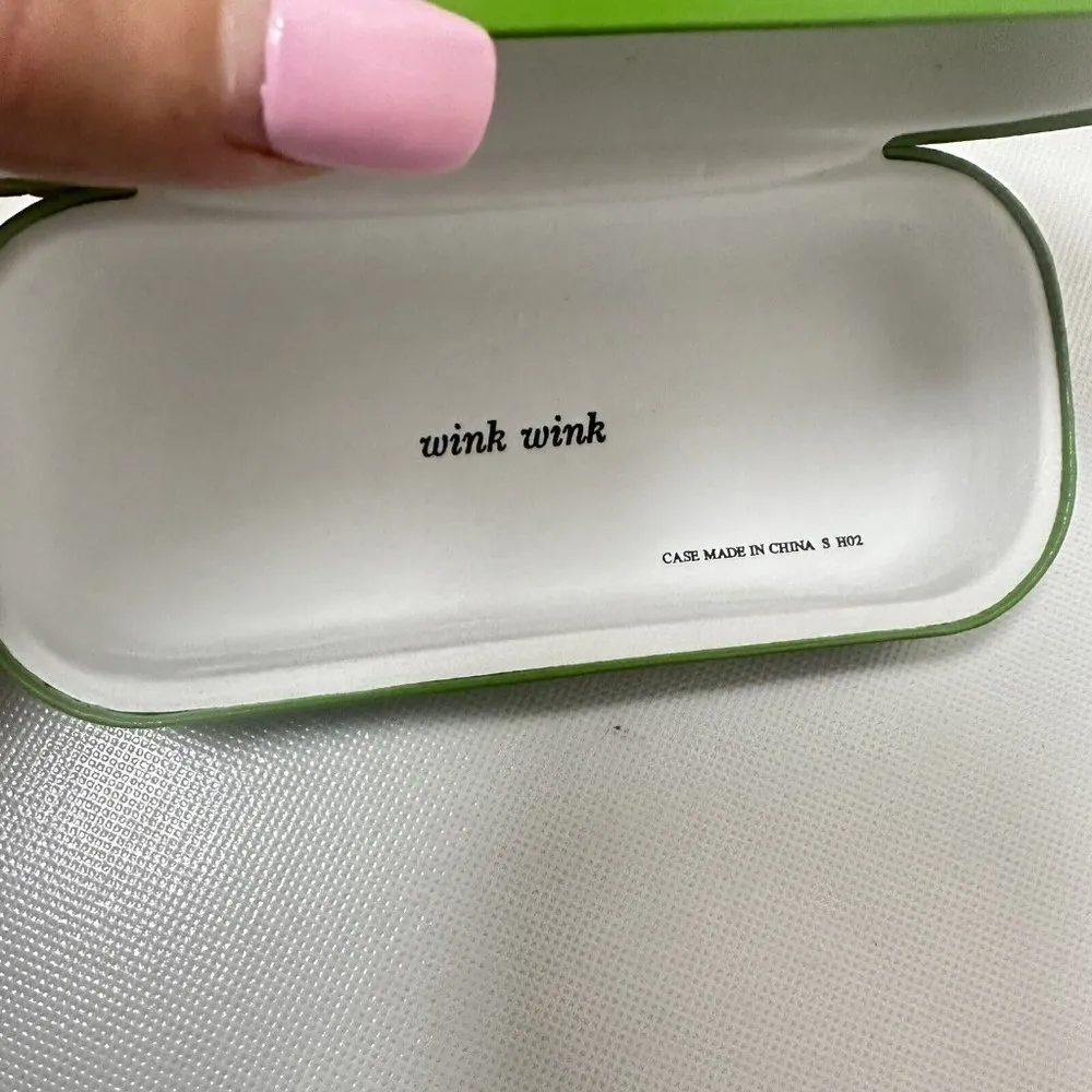 Kate Spade New York Sunglasses / Glasses Hard Clamshell Case in Green - Image 4