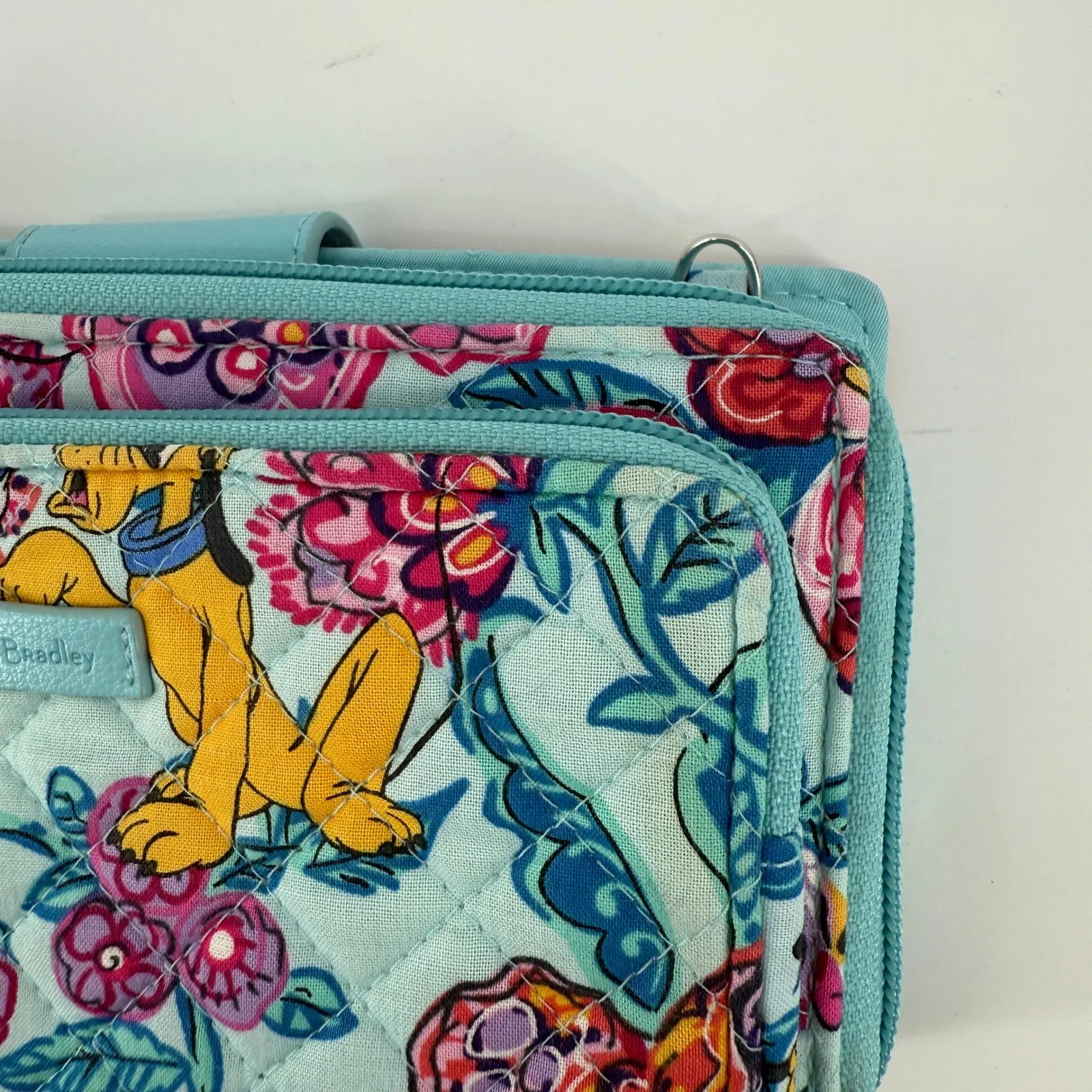 Vera Bradley Disney RFID Deluxe All Together Crossbody Mickey's Colorful Garden - Image 3