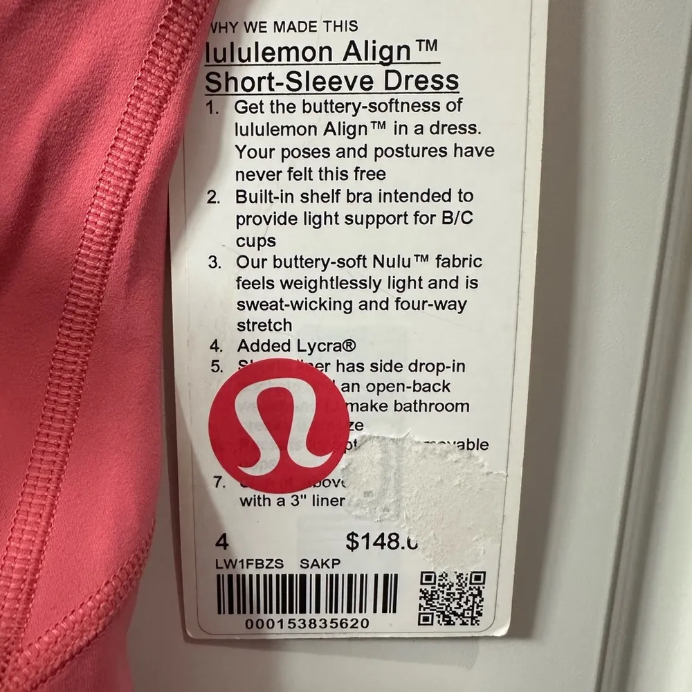 Lululemon Align Short Sleeve Dress - NEW - Image 3