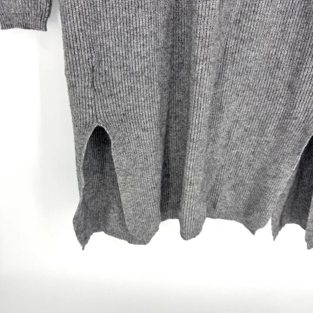 Heartloom Open Cardigan Duster Sweater Grey with Stripes Size Small - Image 6