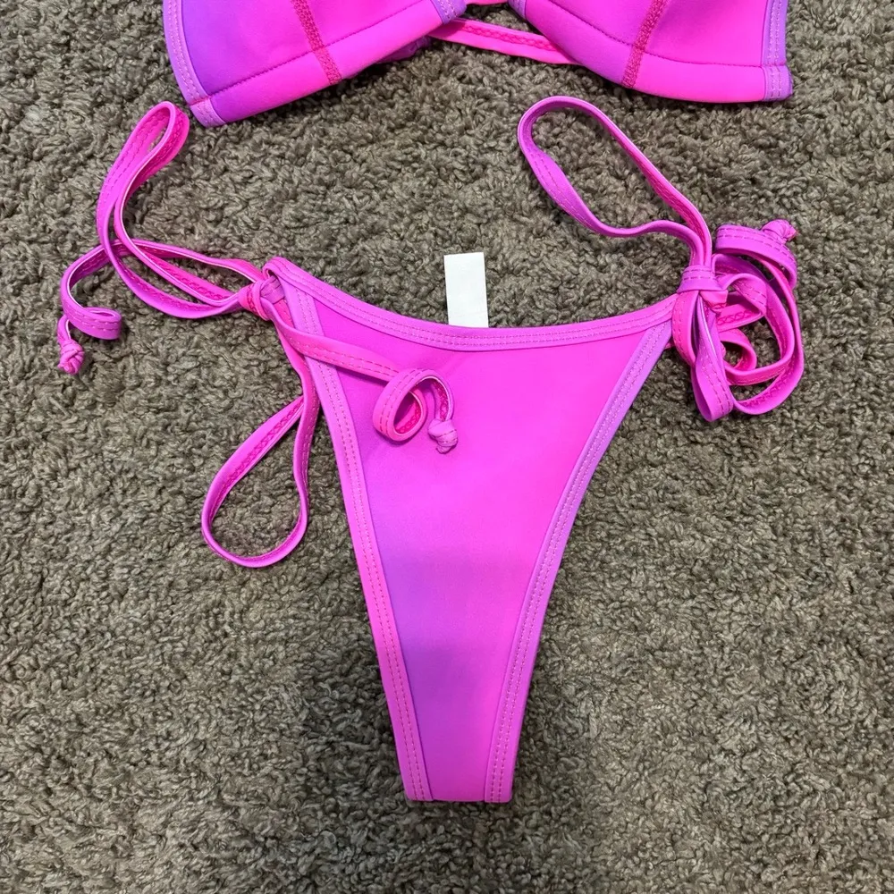 Pink & Purple Ombre Bikini Set - Image 3