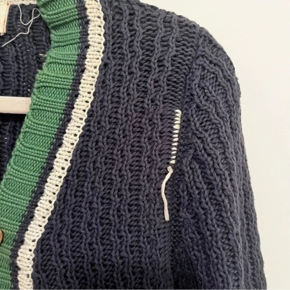 Project E Vintage Distressed Long Lined Retro Button Down Cardigan Sweater m Size M - Image 12