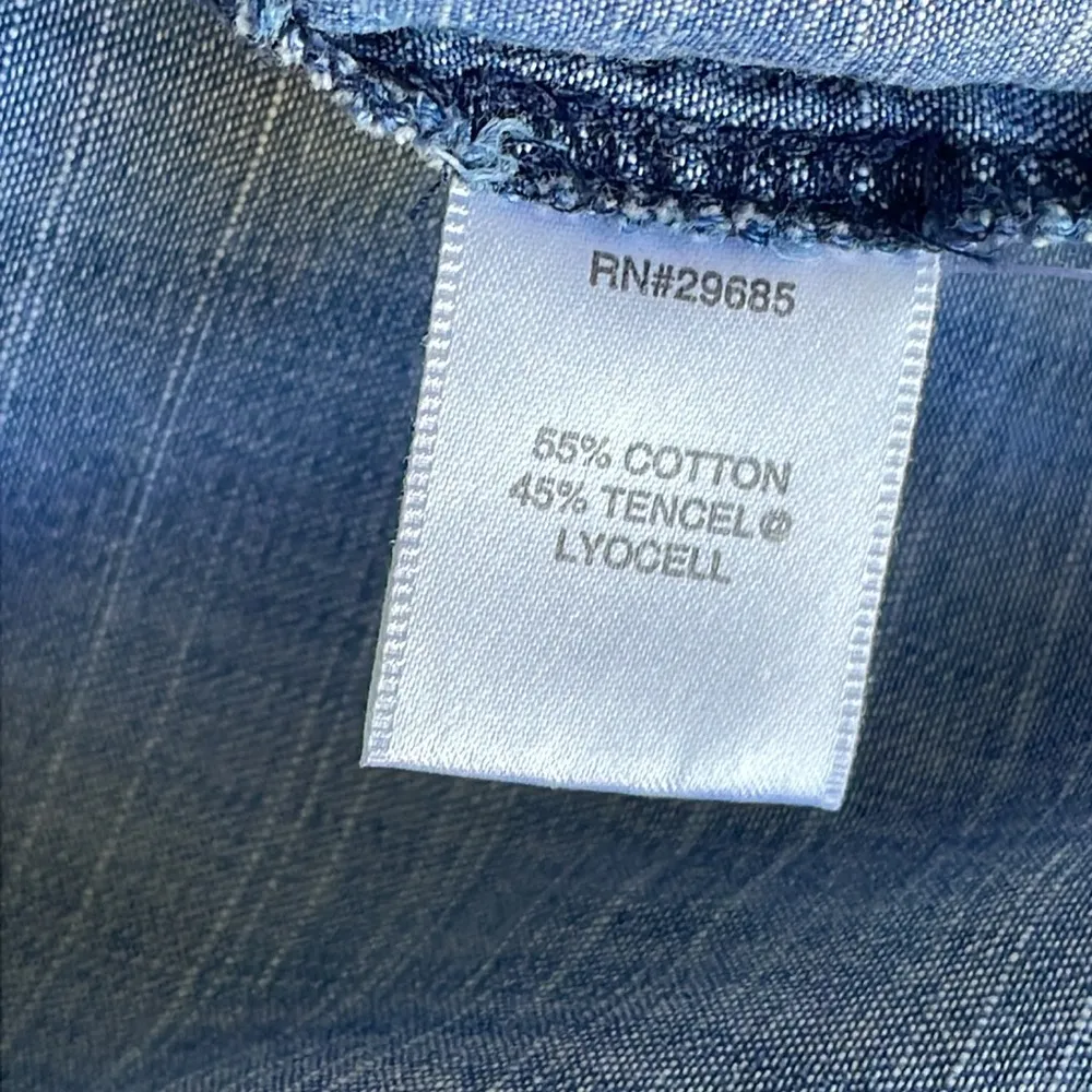 Pendleton  Blue Denim Button Down Shirt - Image 6