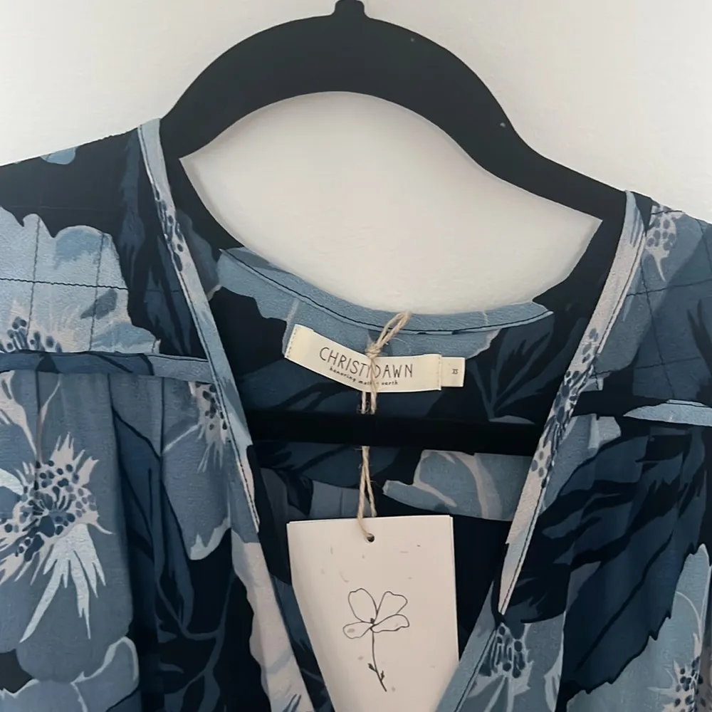 NWT CHRISTY DAWN Dawn Dress Hibiscus Blues - Image 4